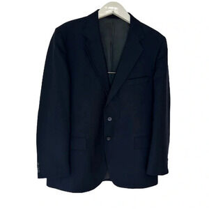 Vintage‎ Levi's Menswear 44R blue 2 button blazer Preppy Professional Nautical